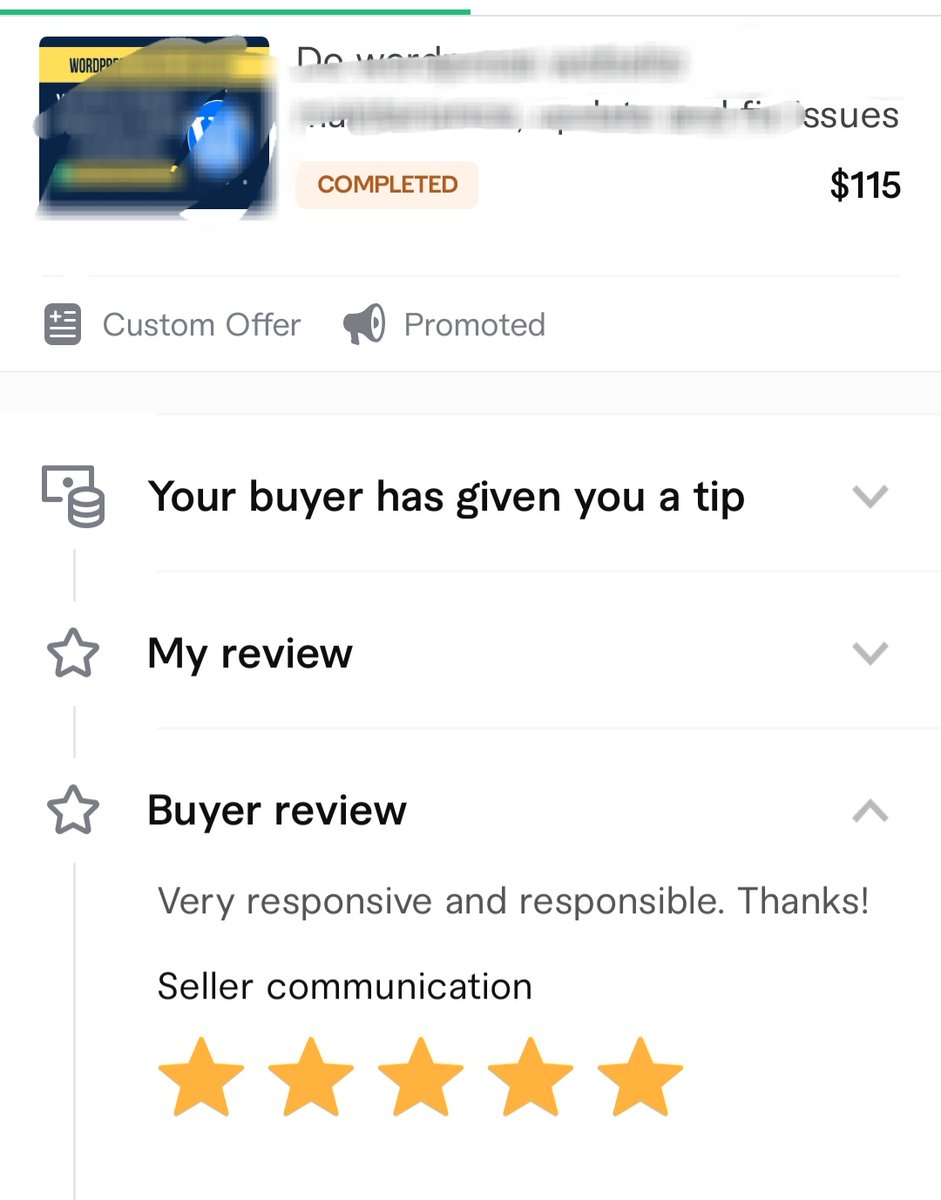 sabbirofficials's tweet photo. Hurry 🌞
Complete 100$  #websitedesign project with 15$ Tip &amp; 5★ Rating. 
Thanks @fiverr 
----------------------------------
If you need website for YOUR company or personal feel free contact me fast ☑️
#fiverr #mdsabbirahmed #freelancer #wordpresswebsite #websites #elementor https://t.co/lUPCVBjroF