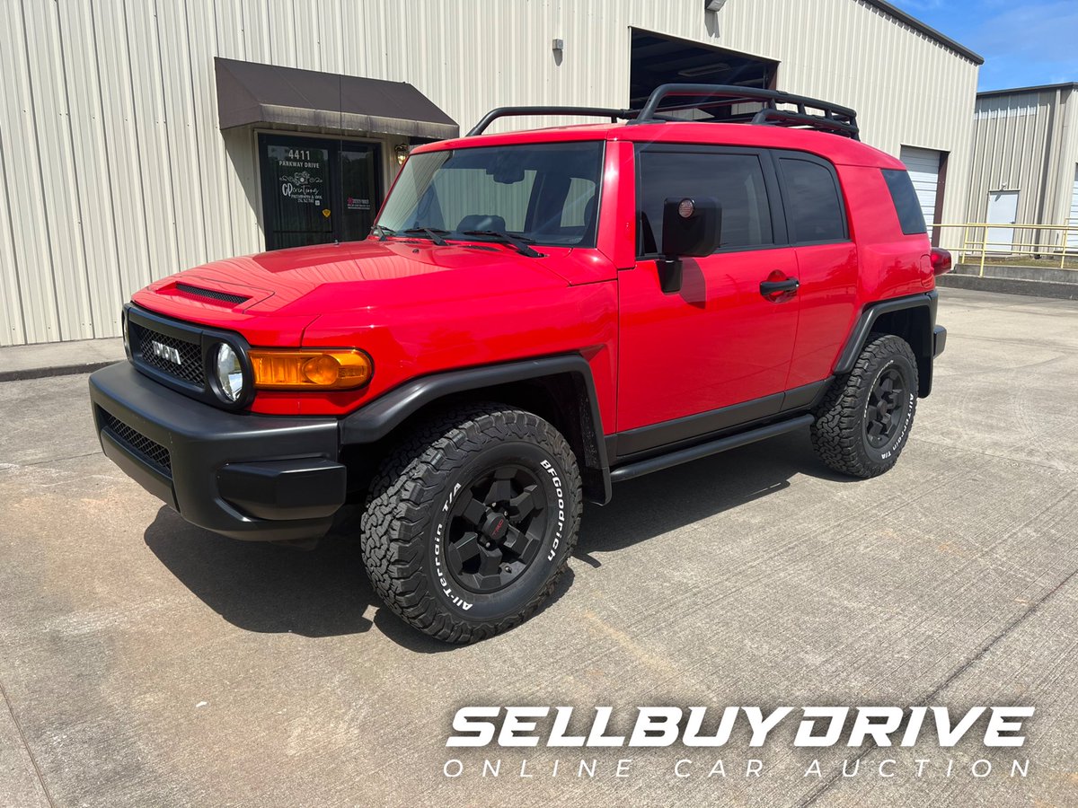 DriveSell's tweet photo. Coming soon to @DriveSell on reserve auction!
✅2012 Toyota FJ Cruiser Trail Teams
✅2 Owners
✅38,928 Miles ODO
✅Clean Title
Get ready for this one! It’s one you’ll want! Get your account setup today!
.
.
.
#Sellbuydrive #drivesomething #Toyota #fjcruiser #toyotafjcruiser https://t.co/3GDnI8S1lp