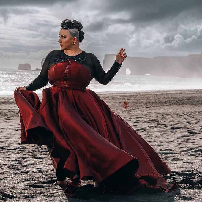 A Goddess on #blacksandbeach #plussize #plussizefashion #designer dress: jackattackclothing @VikingCreativ<a href="/tag/blacksandbeach"class="tags">#blacksandbeach</a><a href="/tag/plussize"class="tags">#plussize</a><a href="/tag/plussizefashion"class="tags">#plussizefashion</a><a href="/tag/designer"class="tags"><span>#designer</span></a>