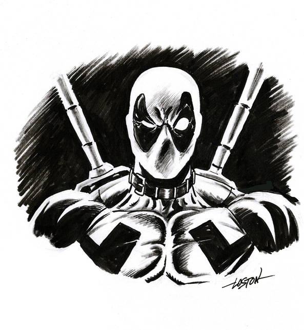 #deadpool #robliefeld #marvelentertainment #marvel 

I drew this with a dying brush pen, which makes for great half tones!  lol

If you likes this, well...you know what to do!