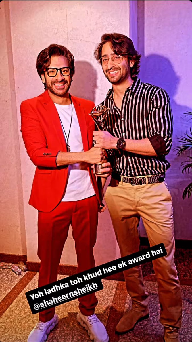 From @/karanveermehra ❤

SHAHEER BEST TV PERSONALITY 

#ShaheerSheikh #ShaheerAsKrishna #WohToHaiAlbelaa