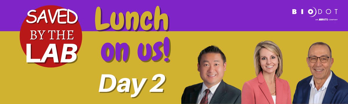 BioDotInc's tweet image. Day 2 of Lab Week! BioDot is offering the Cytogenetics community a FREE Lunch &amp;amp; Learn session to celebrate. 

Join us in our daily trivia challenge to be eligible to win a Lunch and Learn session! 
forms.office.com/r/mbnNNQfaWn

#BioDot #LabWeek #FreeLunchAndLearn #FISH #Cytogenetics
