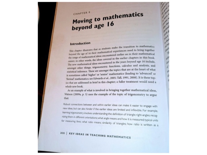 <a href="/mr_man_maths/">Matt Man</a> There is some very useful/helpful advice in the last chapter of 'Key Ideas in Teaching Mathematics' by Anne Watson et al ... here: amazon.co.uk/Key-Ideas-Teac…
#mathscpdchat