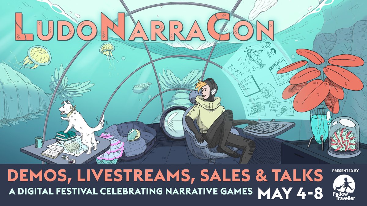 Next week we’ll be recording a Q&amp;A session for #LudoNarraCon.
🤔Got a burning question about Forever Lost that you need answered?
🗣️Reply to this thread and we’ll get to as many as we can before we get tired!
🔭Watch this space for details of when the answers will air on <a href="/Steam/">Steam</a>.