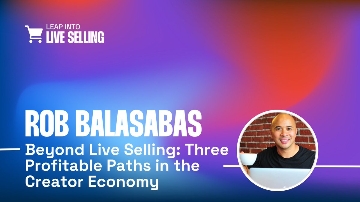 ecammtweets's tweet photo. OK, but what if you want to make money 💰 but you don't want to get into #liveselling? @rob_balasabas from @uscreentv hits the stage next to show you how.
https://t.co/fWiqRJWQfa
#leapintolive #monetization #creatoreconomy https://t.co/WLQbA4TSAB