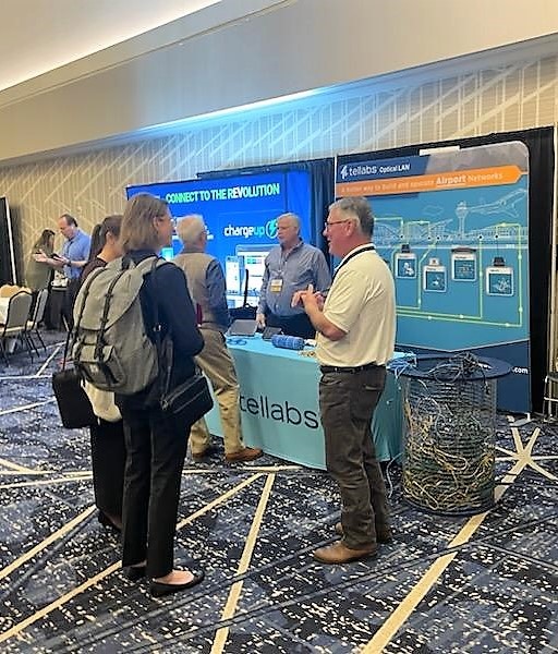 Tellabs's tweet image. Meet Tellabs' airport pros at table 18 during the 2023 Airports@Work conference in Seattle from April 24-27. Learn how Passive Optical LAN improves airport sustainability and performance. We can't wait to meet you! #AviationNetwork #AirportTechnology
bit.ly/3n6Nm76