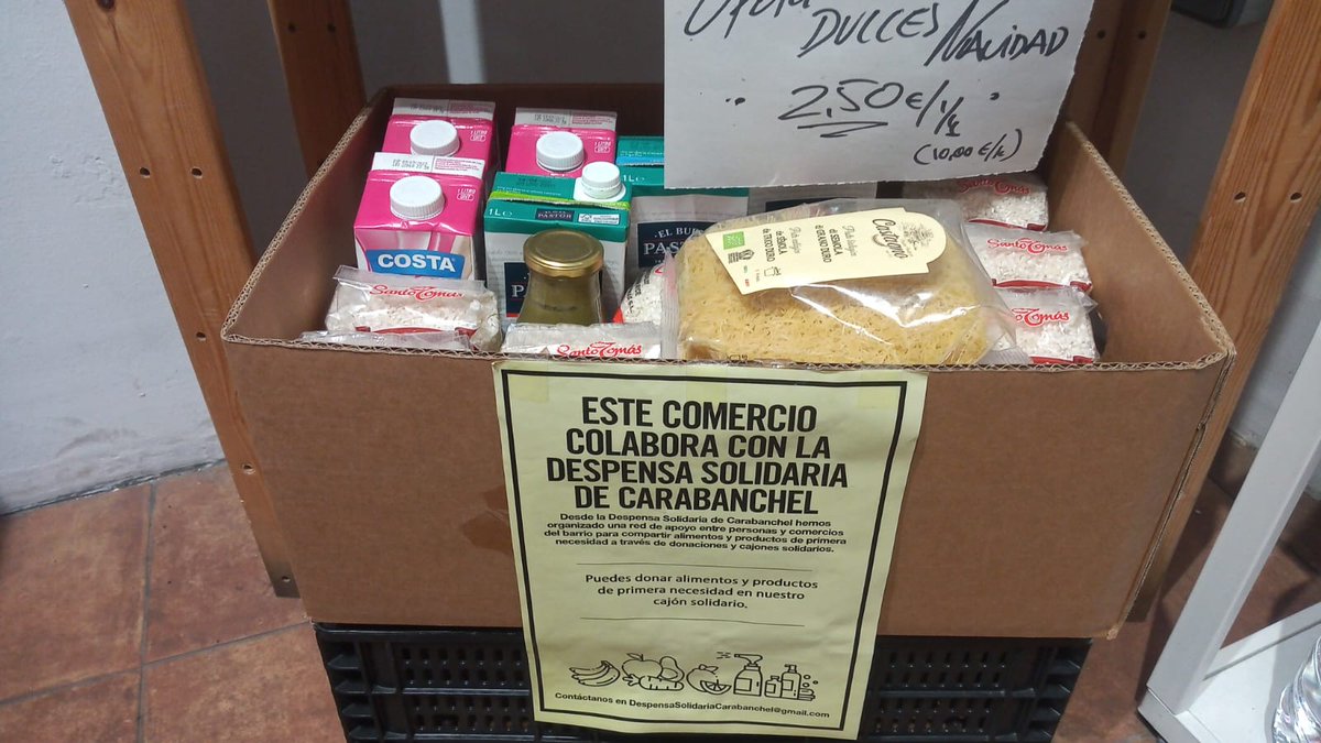 Cajón Solidario en La Huerta de Amparo, en la calle Avefría.
¡Muchas gracias vecinxs!