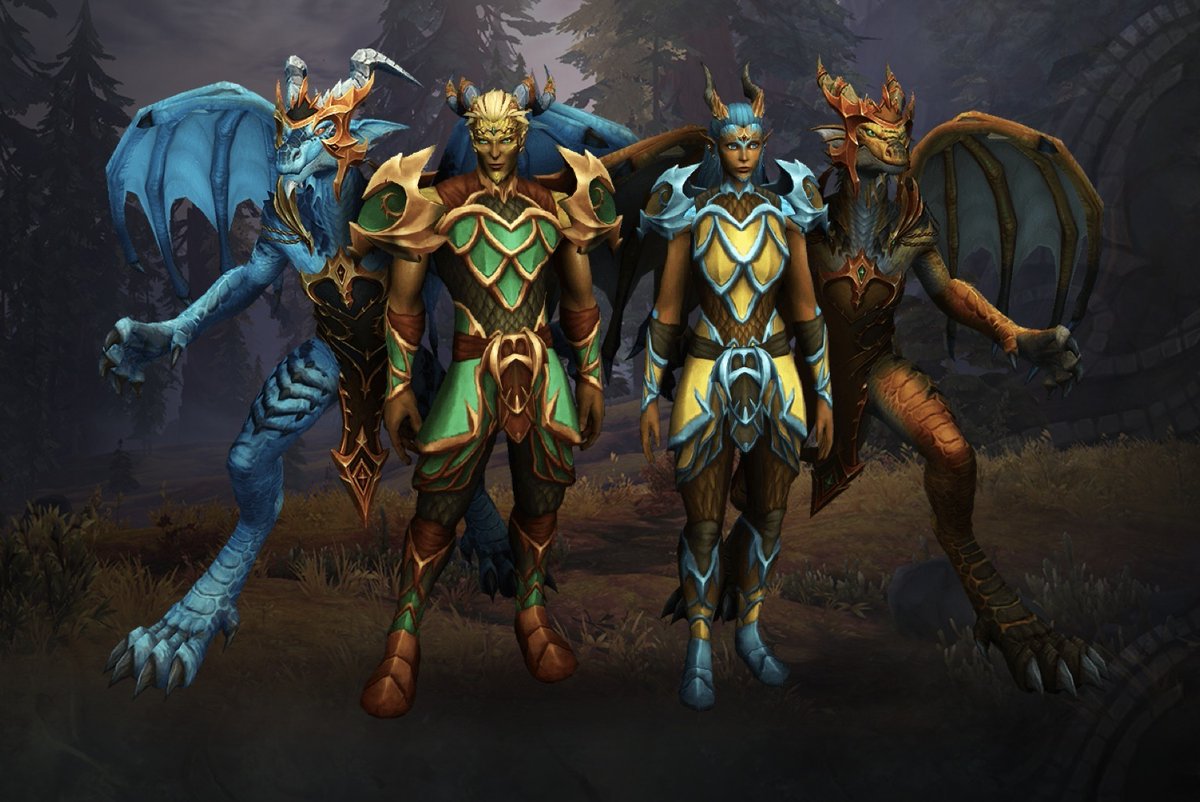 Wowhead's tweet photo. It's not likely that Dracthyr will get more transmog options in the near future.

#Dragonflight #Warcraft 

https://t.co/WQXSrGcxnM https://t.co/PaLAn1iOGE