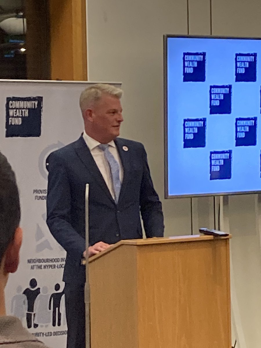 MarkLawrie_OBE's tweet photo. A great celebration of the success of the Community Wealth Fund Alliance in securing support from the government’s dormant assets funding. Future resources for working with and being led by communities. #communityempowerment #communitiesfirst #noplaceleftbehind https://t.co/1pB5zH8PGC