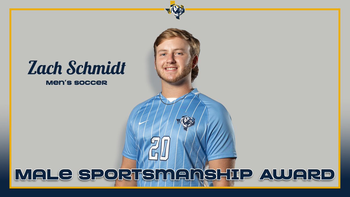 GoETBUTigers's tweet photo. SPORTSMANSHIP AWARD
@lillie_hill8 | @ETBU_Volleyball 
Zach Schmidt | @ETBU_Soccer https://t.co/1SUFN0pKEX