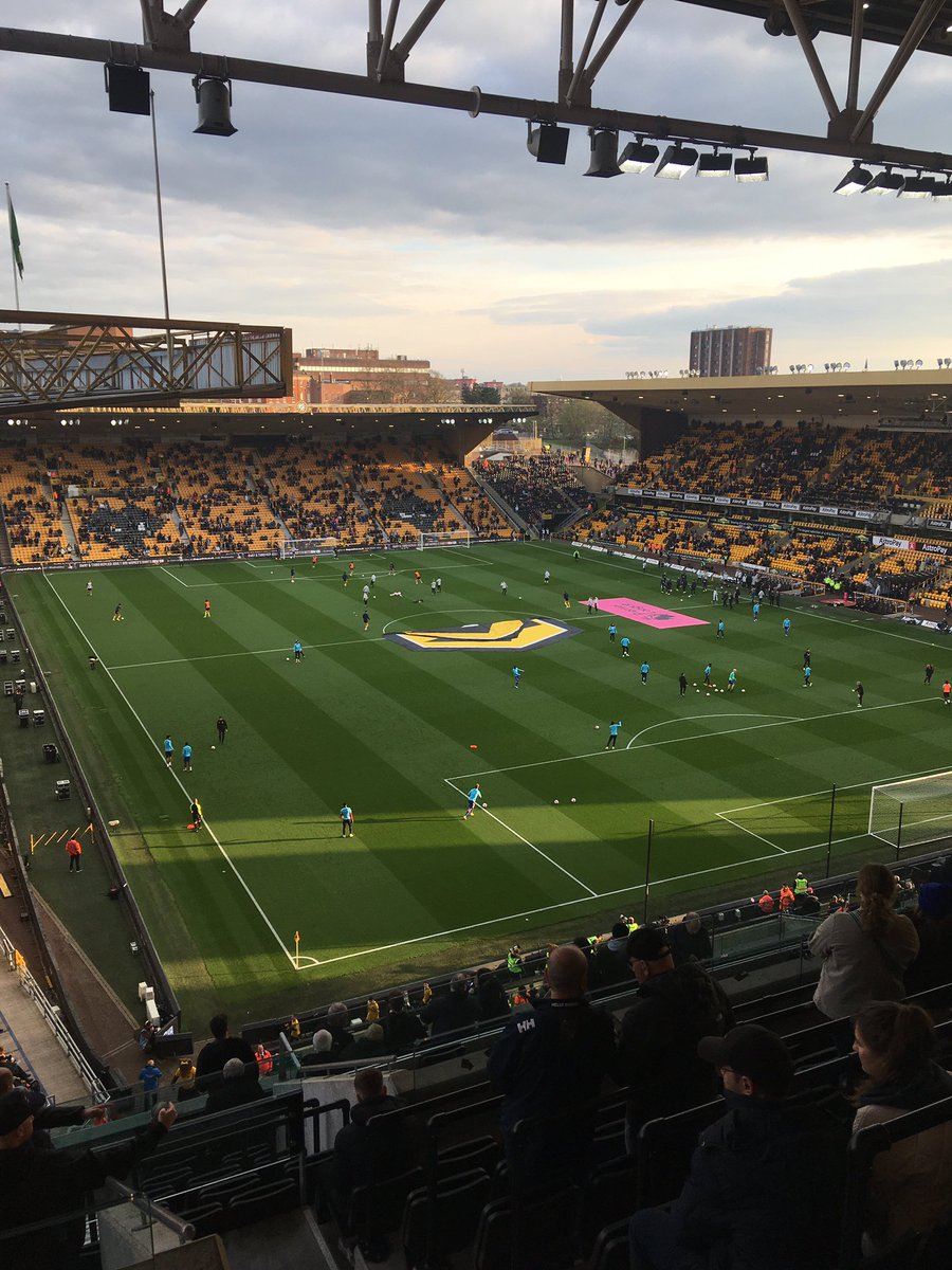 Slowly ticking off the UK’s football stadiums. #WOLCRY