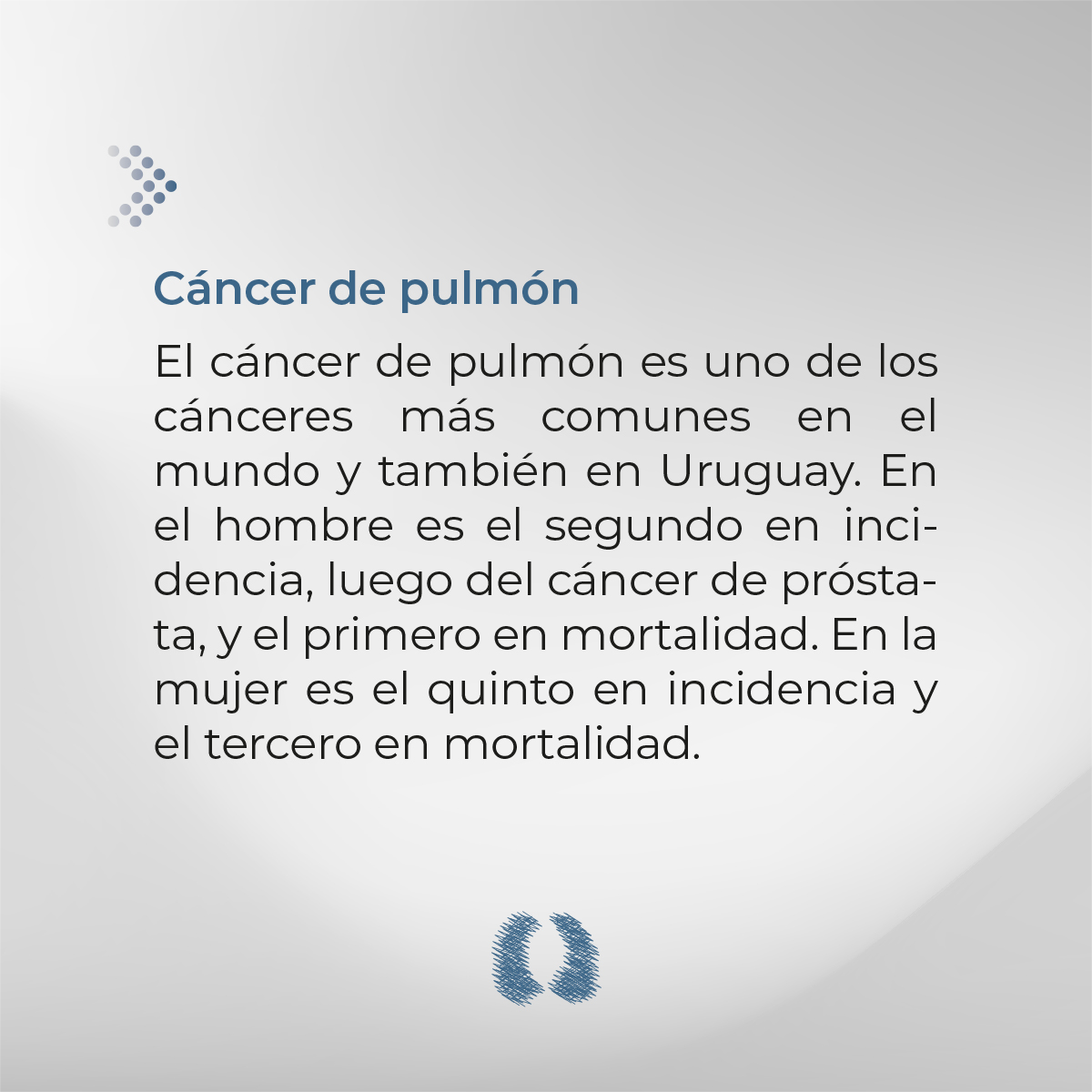 neumologiauy's tweet photo. 𝗖𝗮́𝗻𝗰𝗲𝗿 𝗱𝗲 𝗽𝘂𝗹𝗺𝗼́𝗻
+𝗶𝗻𝗳𝗼 ➡️ https://t.co/T0gPoXltbr

#neumologia #enfermedadesrespiratorias #saludrespiratoria #cancerpulmonar https://t.co/SBCLWQ0gYg