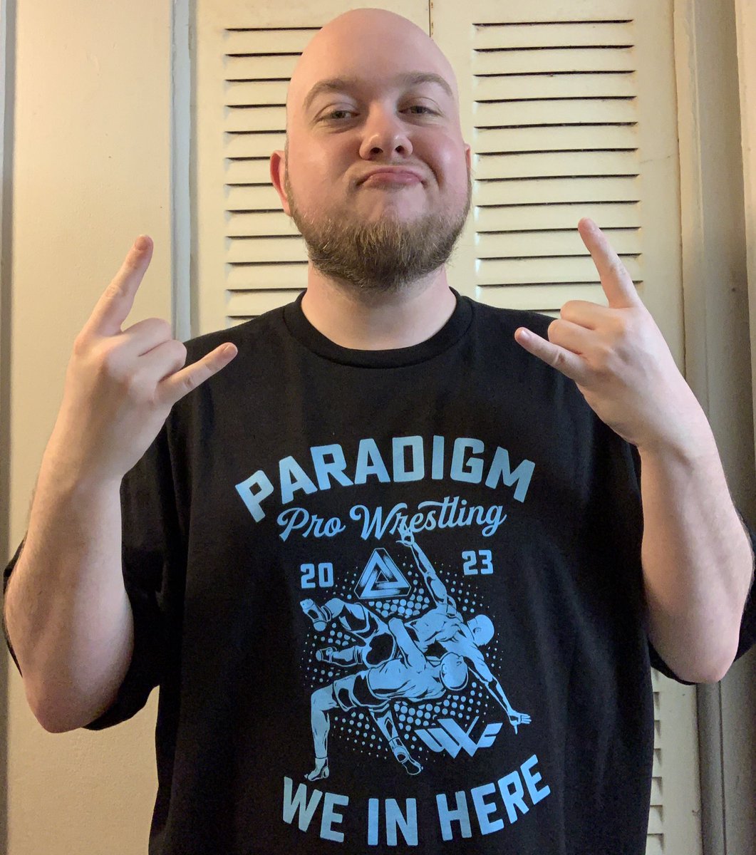 nickmaniwa's tweet photo. Wrestling shirts of 2023 -
#115
You already know the blue gonna make my blues pop. Had to get this one. #maniwashirts2023 #WeInHere #RIPSPO https://t.co/cJ2jSaYhH6