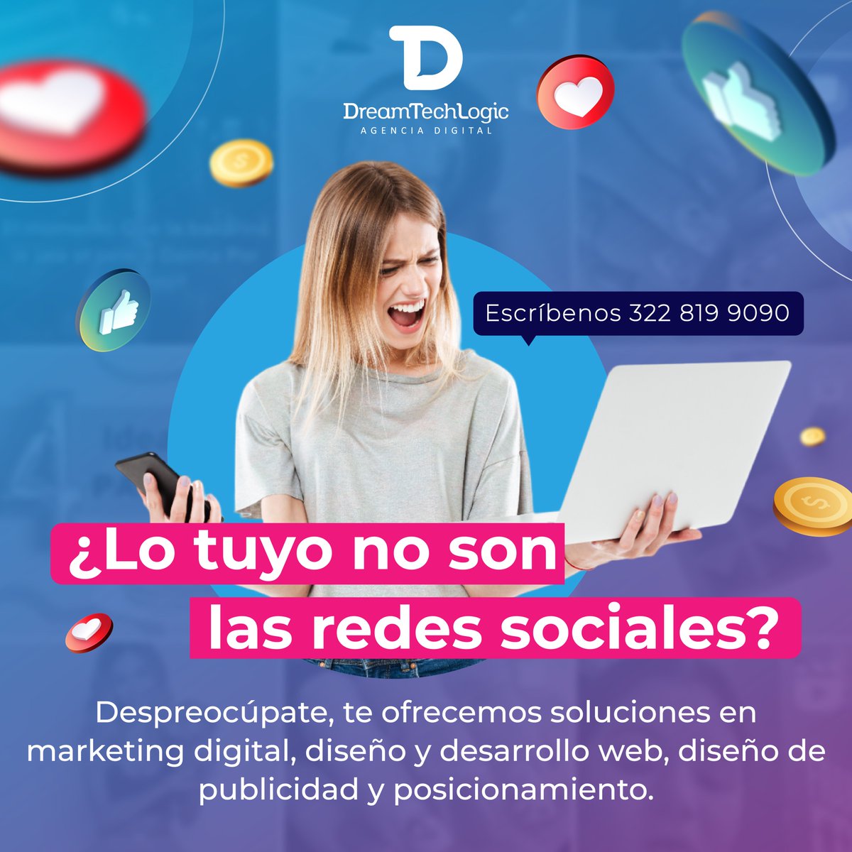 dtlogic's tweet photo. ¿Necesitas ayuda con las redes sociales o página web de tu negocio? 📷

Contáctanos, somos líderes de #Cundinamarca en el desarrollo web, diseño, publicidad y marketing digital.

#DTL
https://t.co/syggWnhrYa https://t.co/hxEkcZjxTG