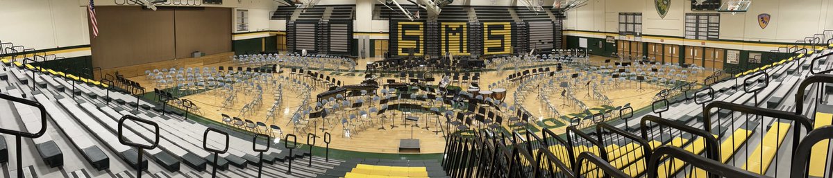 Threw some chairs today! #SABF #needmorechairs #SprintCenterNextYear