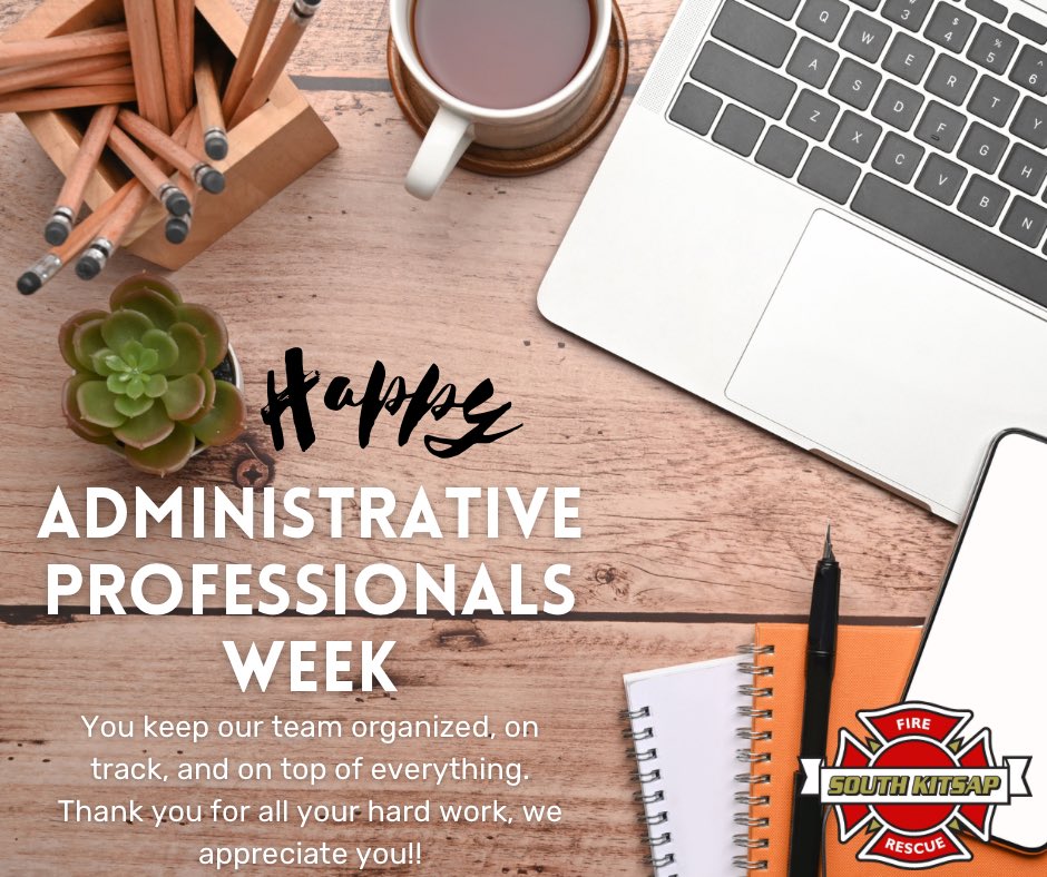 SKFR_Media's tweet photo. This week, we get to celebrate our Administrative Professionals. We are so grateful for your dedication and hard work!
#skfrcares #adminprofessionalsweek #admin #office https://t.co/WVBJmzyvSl