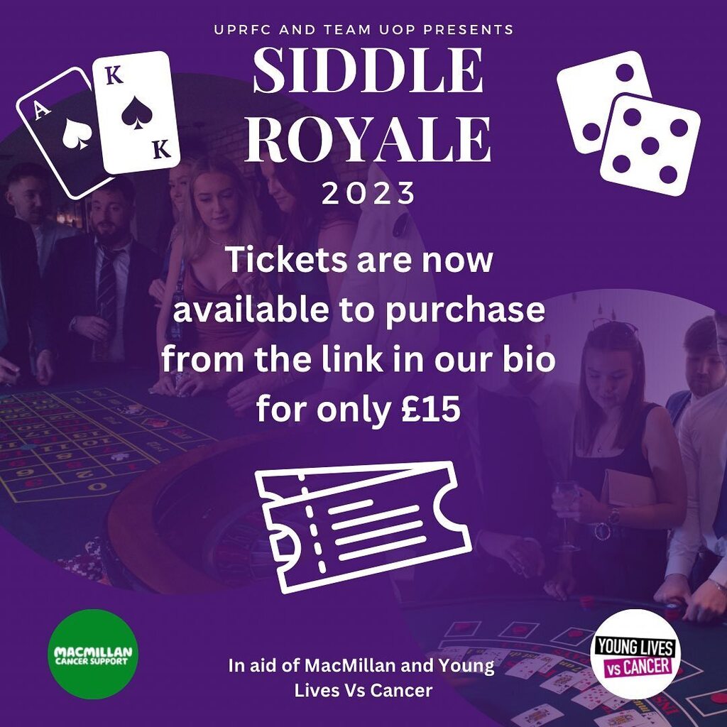🎟️SIDDLE ROYALE TICKETS ARE NOW LIVE!!!🎟️

Follow the link in our bio to buy yours now! instagr.am/p/Crd7roBIPRu/