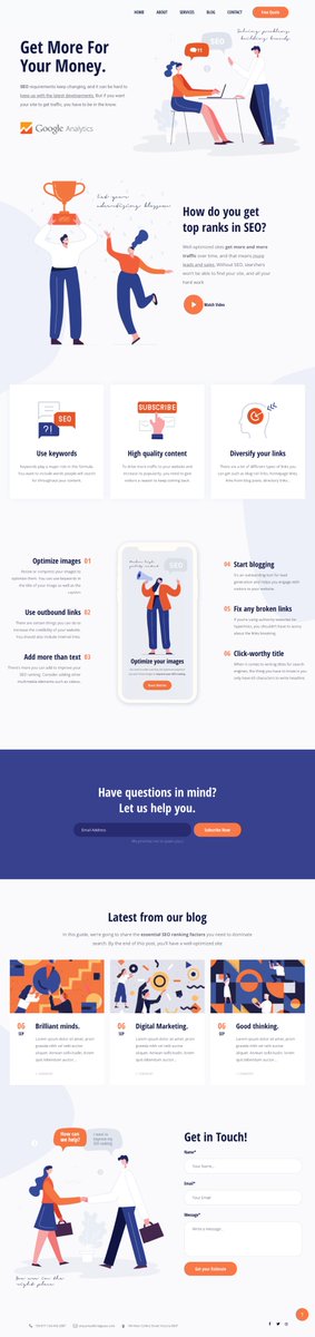 SEO Business landing page website design (Responsive Design).
Using Plugin: Elementor &amp; Elementor Pro.
Using Theme: Astra. #WordPress #websites #freelance #webdesigner #landingpage
