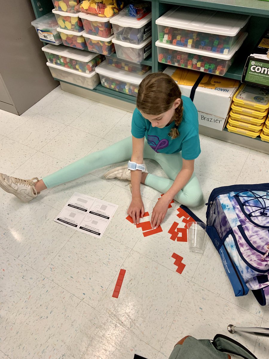 Mrs_Brazier's tweet photo. Pentominoes puzzles with 4th—lots of visual-spatial problem solving as students flipped, rotated, and slid pieces into place @CPES_Cheetahs https://t.co/JeiGNc3bSO