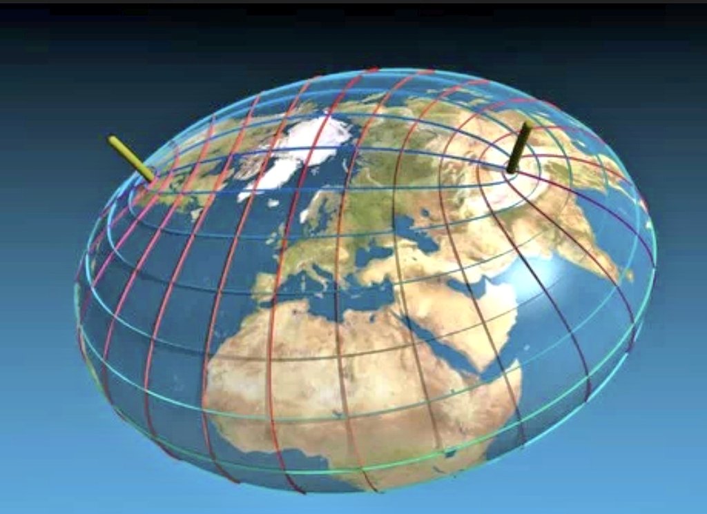 caffiienated's tweet image. According to the Holy #Qur'an the shape of The #Earth is #Spherical.
Quran never uses The Word "Flat" for 🌎's shape.
🧵
The following Quranic verse also alludes to the spherical shape of the earth:
(Cont'd)...