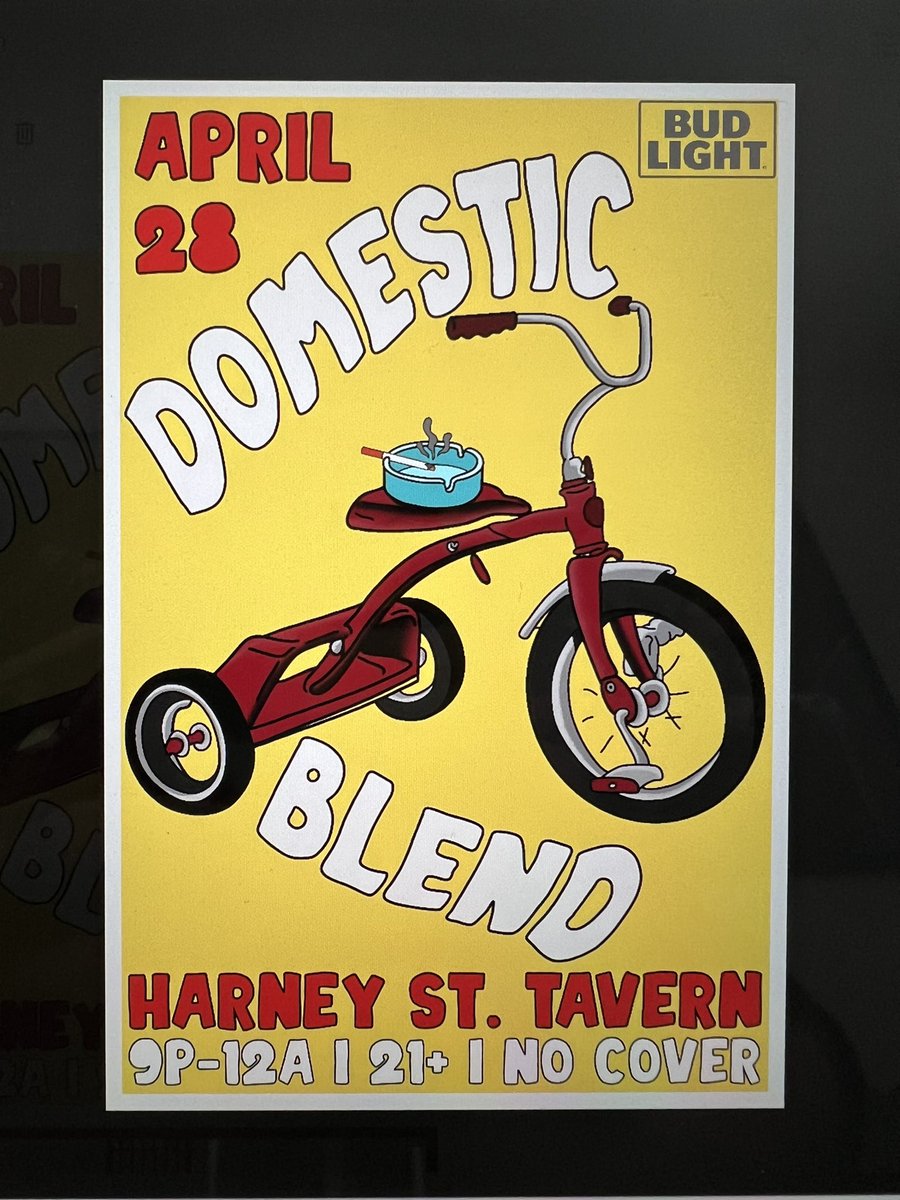 Domestic Blend
Fri Apr 28th, 9p-12a, NO COVER
