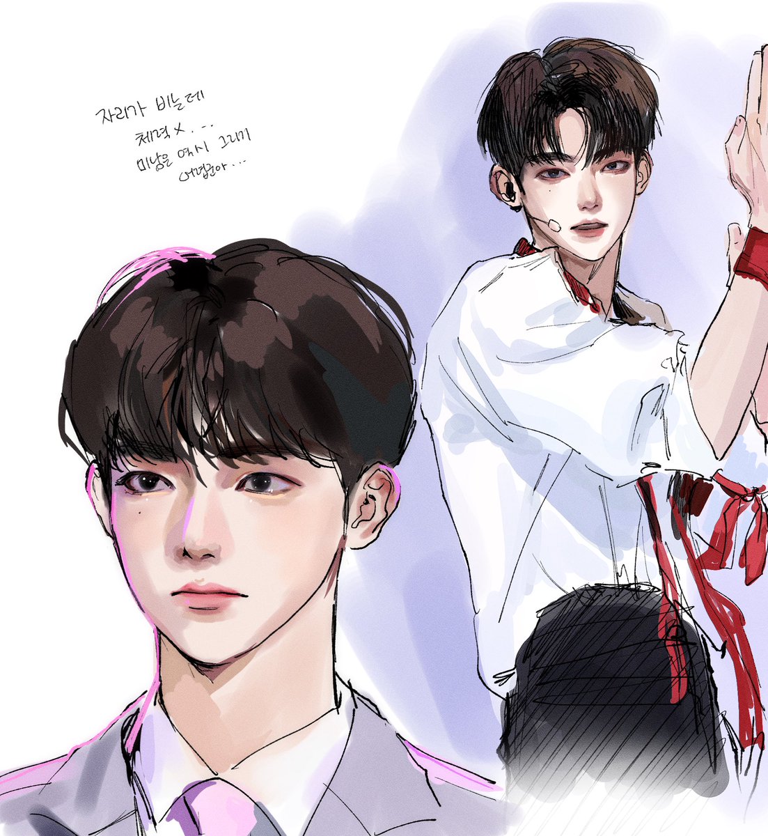 K21bn's tweet photo. #장하오 #ZB1fanart https://t.co/lgniDWvD8j