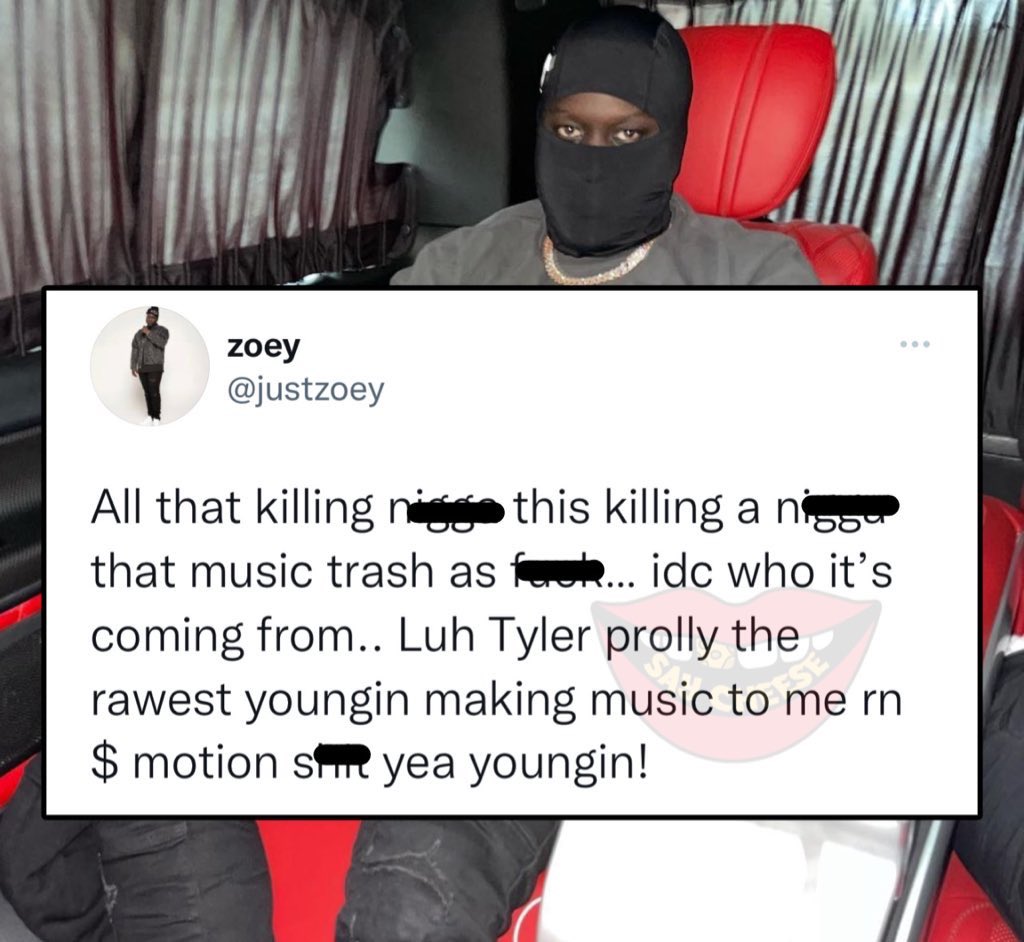 SaycheeseDGTL's tweet photo. Zoey Dollaz speaks on music: “All that killing nigga this killing a nigga that music trash as f-ck” https://t.co/VxbrWoKC8q
