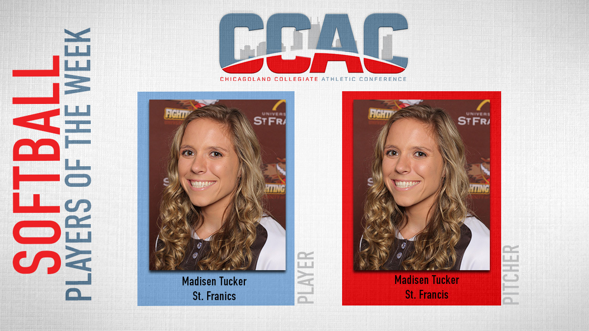 CCACSports's tweet photo. St. Francis' Tucker Sweeps Weekly Softball Honors
https://t.co/0WMW1wJ6zX https://t.co/H3uVAfMxvu