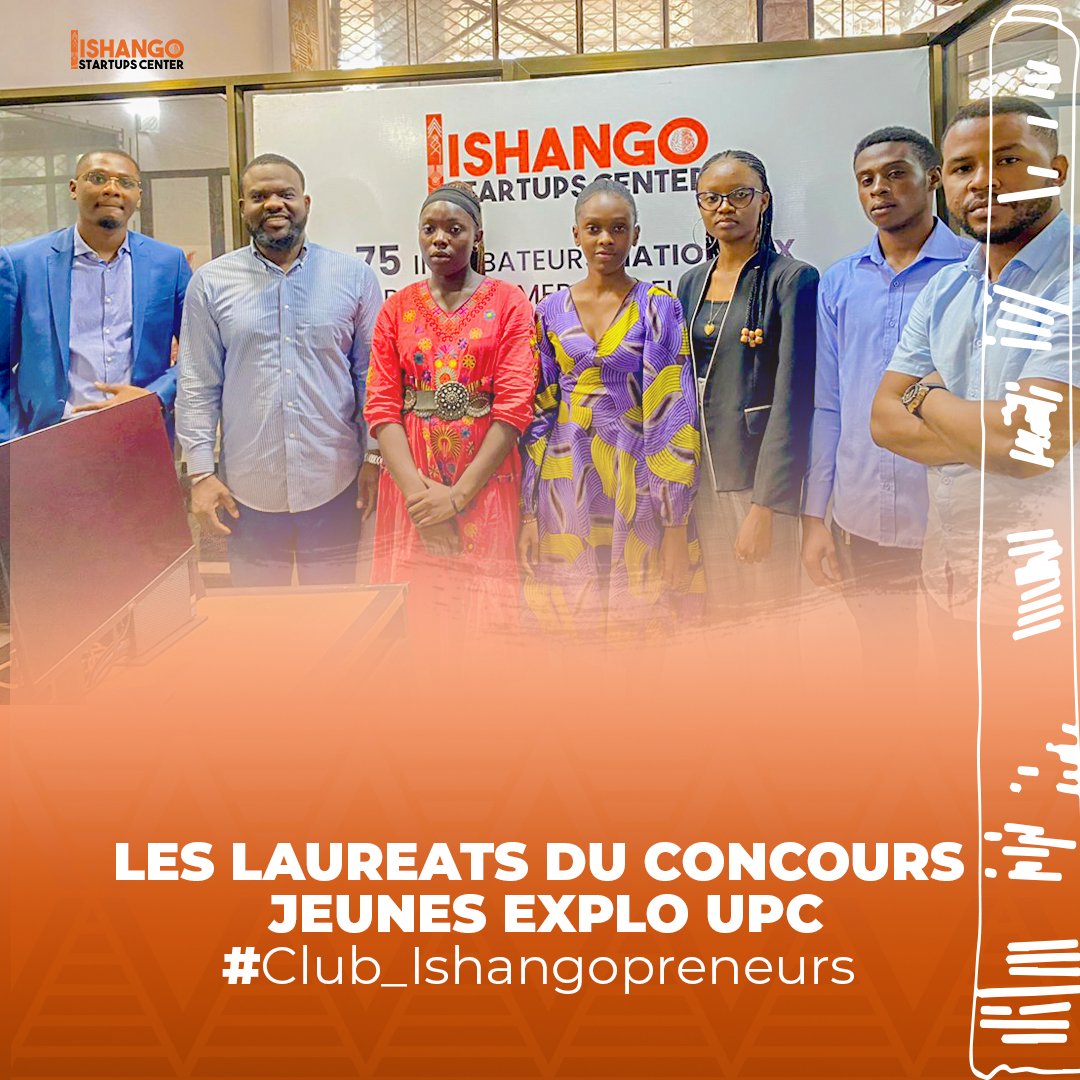 #IshangoStartupsCenter a reçu ce 24 avril les lauréats du concours #jeune_explo_Upc  que nous accompagnerons dans le cadre du programme #Ishangopreneurs initié dans plusieurs universités de la #RDC par notre incubateur.
#stimulation #innovation #étudiants #entrepreneurs