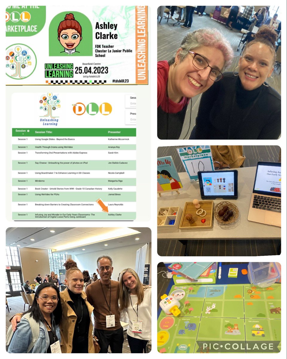 Ms_Clarke7's tweet photo. Had an amazing day filled with learning and connecting with wonderful colleagues at #UnleashingLearning  #tdsbUL23 #tdsb @jenabee_c @lorikonert @wonderoom @Peggles3d @KinderclassNPS @MzMollyTL @ms_norville @LC2_TDSB @wonderoom https://t.co/tMUvXtaKM6