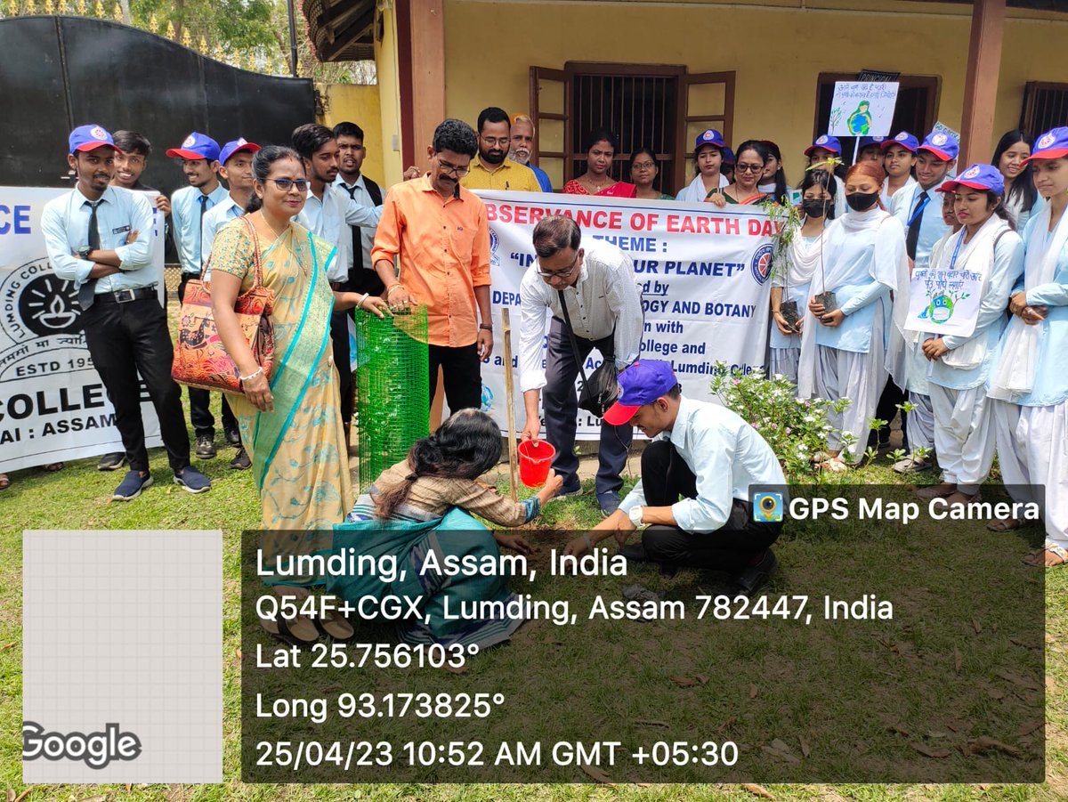 LumdingNss's tweet photo. A massive plantation drive is held on the occasion of Earth day 2023 covering two schools and one woman's college followed by a rally along with street play to aware the people of the importance of earth day. @_NSSIndia @nss_rdguwahati @DrRanjanKrKaka1 @_NSSAwards https://t.co/oQ62vPoDlQ