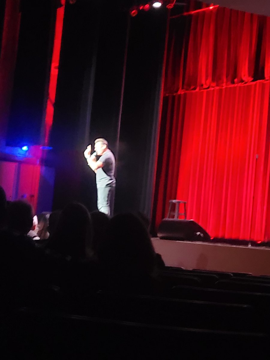 THoleton's tweet photo. @DaneCook Perfectly Shattered April 23, 2023 @GeneseeTheatre https://t.co/6F7v70kmM5
