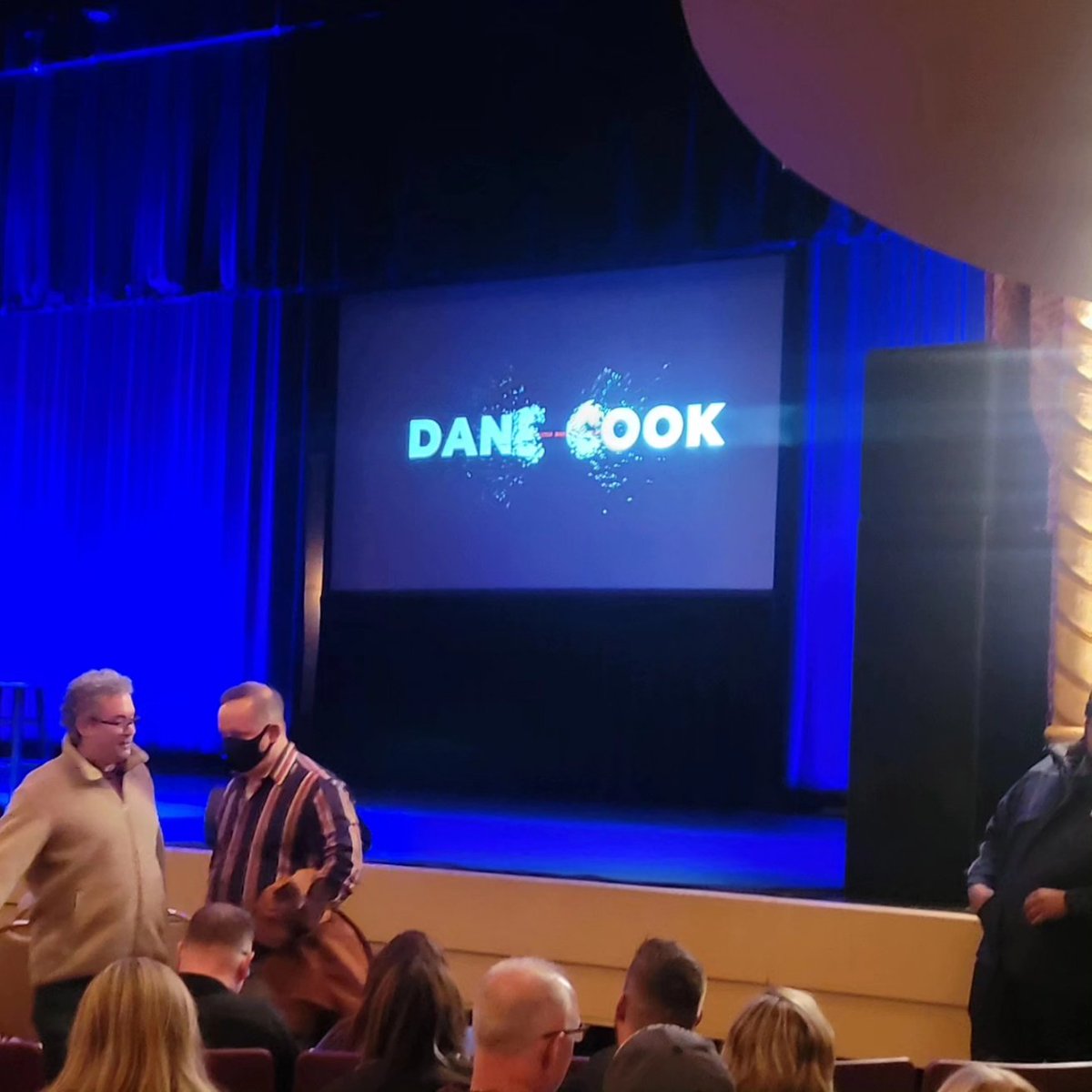 THoleton's tweet photo. @DaneCook Perfectly Shattered April 23, 2023 @GeneseeTheatre https://t.co/6F7v70kmM5