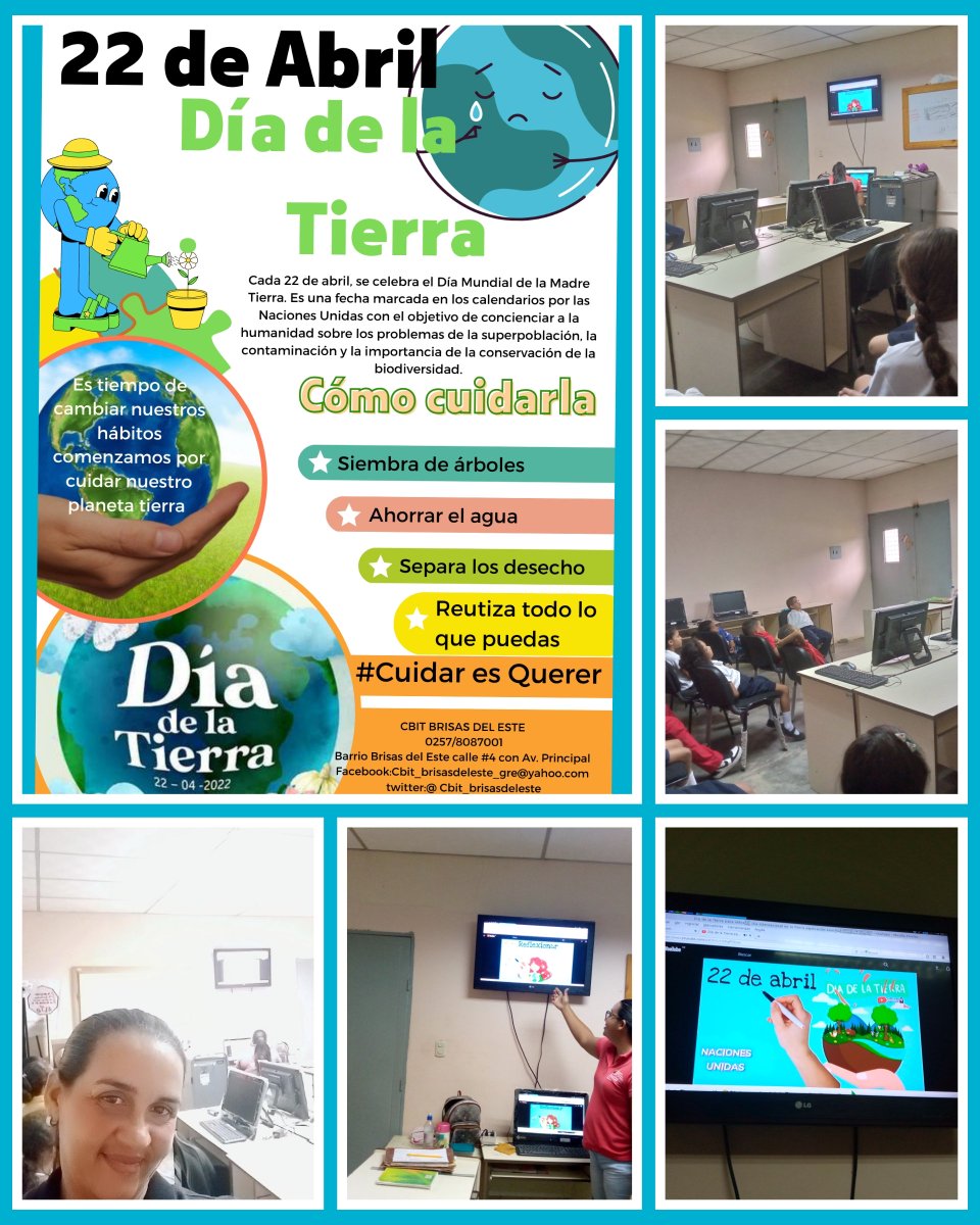brisas_este's tweet photo. Inicio de actividades escoles de la E.B Brisas del Este charla y Video Educativo para Celebrar el día de la Madre Tierra.
@fundabitpor 
@Fundabit_ 
@ZEPortuguesa https://t.co/VbMO3SE4Zh