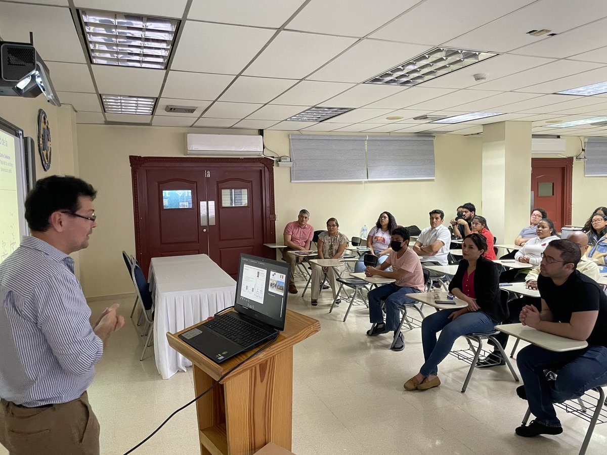 GITTS_UTP's tweet photo. Hoy se realizó la Conferencia "Narices electrónicas: Biosensores para la detección de enfermedades" por el Dr. Ricardo Correa, investigador de @indicasat, y el Dr. Septimiu Radu Ionescu, invitado internacional de Estonia, en la Fac. de Ing. Eléctrica de @utppanama. https://t.co/XSaAcxFAQ1