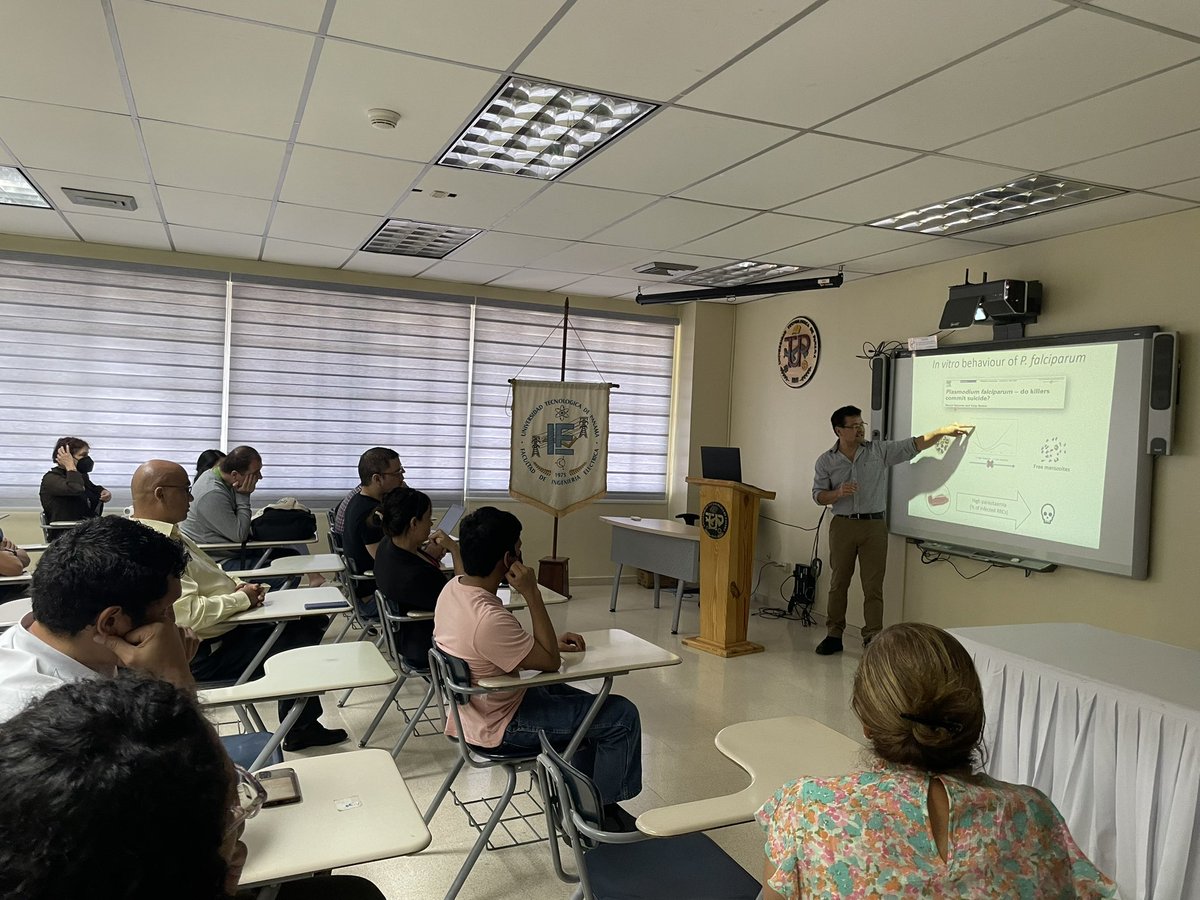 GITTS_UTP's tweet photo. Hoy se realizó la Conferencia "Narices electrónicas: Biosensores para la detección de enfermedades" por el Dr. Ricardo Correa, investigador de @indicasat, y el Dr. Septimiu Radu Ionescu, invitado internacional de Estonia, en la Fac. de Ing. Eléctrica de @utppanama. https://t.co/XSaAcxFAQ1