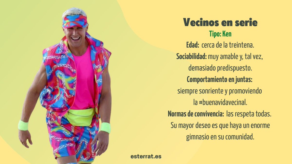 EsTerratAd's tweet photo. ¿El Vecino En Serie ideal? 🤔 Kenneth Carson, el compañero de Barbie, es un juguete de Mattel desde 1961. Ken es fenomenal, cuidadoso y muy amable con su pareja. ¿Te recuerda a alguien?

#EsTerratAdministradores #VecinosEnSerie #VESEsTerrat https://t.co/Cc5VtN5MzH