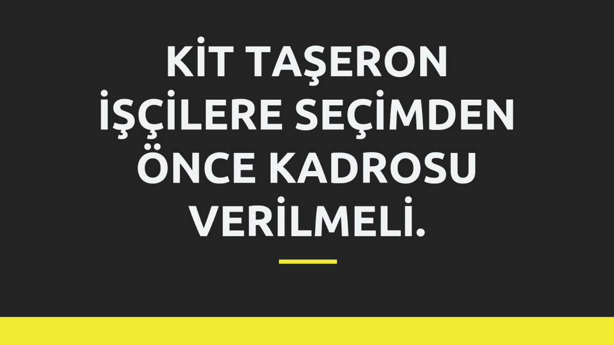 kit_magduru42's tweet photo. #90BinKİTBirMayısıBekliyor Yeni vaatlerden önce eski vaatlerin tutulmasını bekliyoruz
@tcbestepe @iletisim @csgbakanligi @RTErdogan @dbdevletbahceli @Mustafa_Destici @ErbakanFatih @vedatbilgn @akbasogluemin @turkiskonf @omercagirici @Guvenlik_is @hakiskonf @Yolissendikasi https://t.co/jX6e5El6EF