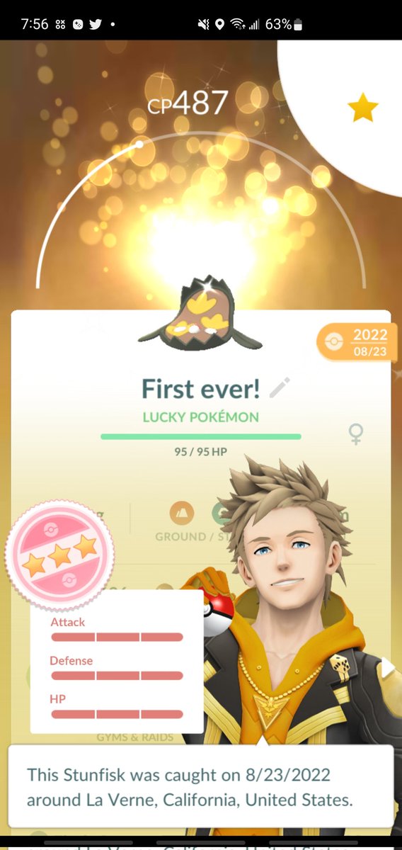 Clawnorder94's tweet photo. Got my first shundo (shlundo) ever! Been playing Pokemon GO since it came out in 2016, and I was so happy yesterday when I did a lucky trade with someone local😍 @MYSTIC7 @trnrtips @JT_Valor @JTGily 

#PokemonGO #shundo #shlundo https://t.co/NeTtUYQrrt