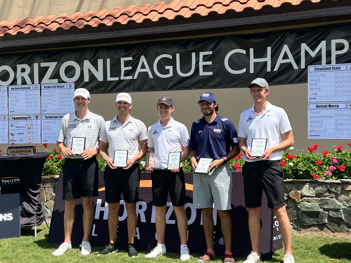 All-Tournament Team!

Kasey Lilly and Hunter Mefford finished second and third at the <a href="/HorizonLeague/">Horizon League</a> Championship to earn All-Tournament Team honors!

Congratulations!

#FeelTheRumble #HLGolf
