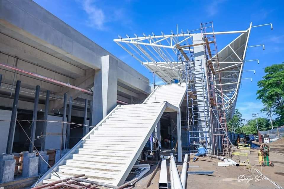 PortoSandinista's tweet photo. ¡Así luce el Nuevo Estadio de Masaya! 🏟️próximamente culminará  sus obras de Construcción 🚧🦺
#PLOMO19 #LaPazNuestraVictoria https://t.co/k5yAPKZyMU