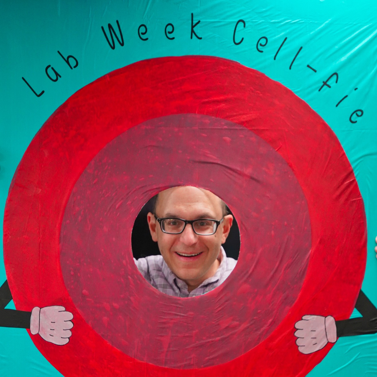 UIPathology's tweet image. Lab Week 2023 has begun! We are having lots of fun dressing for 90&apos;s music artist day, taking &quot;cell-fies&quot;, and playing pin the needle on the vein! #ASCPLabWeek23