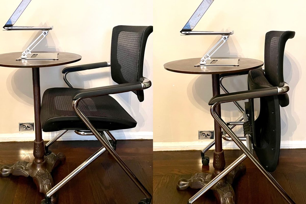 EmGrwb's tweet photo. This Compact, Folding Office Chair Is the Small-Space Solution I’ve Been Searching For (and It’s Made Me More Productive) https://t.co/KCeFx4O7iO https://t.co/5EeQe4hvnr