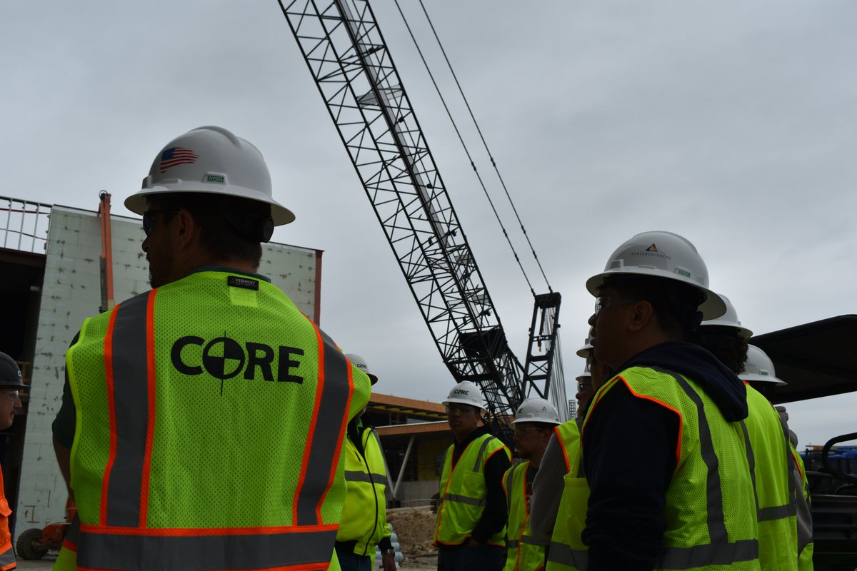 The <a href="/CtcHollenstein/">Hollenstein CTC, EMS ISD</a> Electrical Technology students of <a href="/EMSISD/">EMS ISD</a> visited with the CORE Construction team to learn about job site safety and to visualize the electrical installation process in real-time! These students are on their way to being #CareerReady!