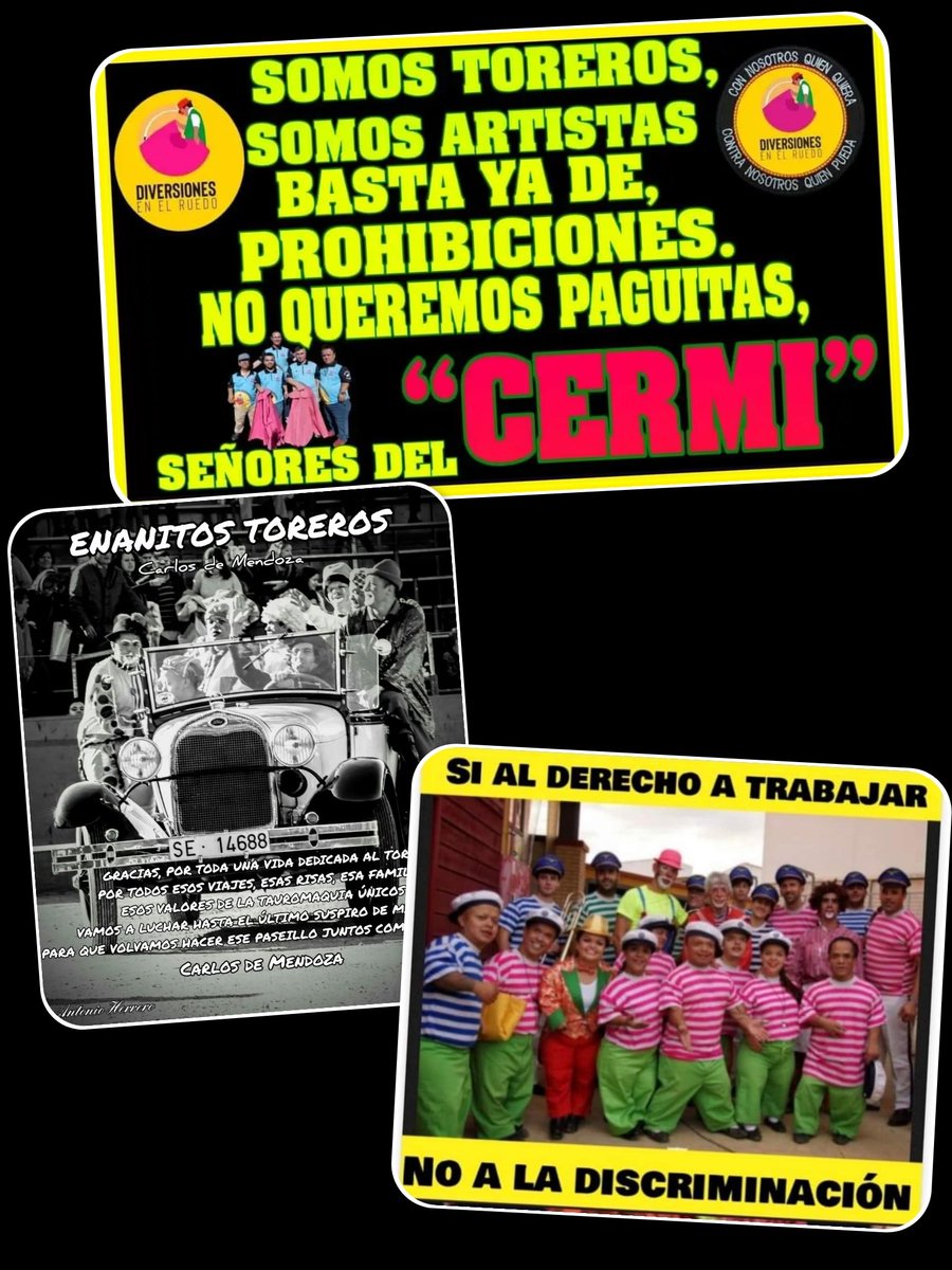 LA UNION HACE LA FUERZA, PERO EL ESTAMENTO TAURINO, GANADEROS, PROFESIONALES, EMPRESARIOS, AFICIÓN Y DEMAS PERSONAS QUE DEFIENDAN LOS DERECHOS DE UNOS TRABAJADORES, DEBEN DE DENUNCIAR ESTA TROPELÍA.

desdelcallejon.com/se-unen-los-tr…