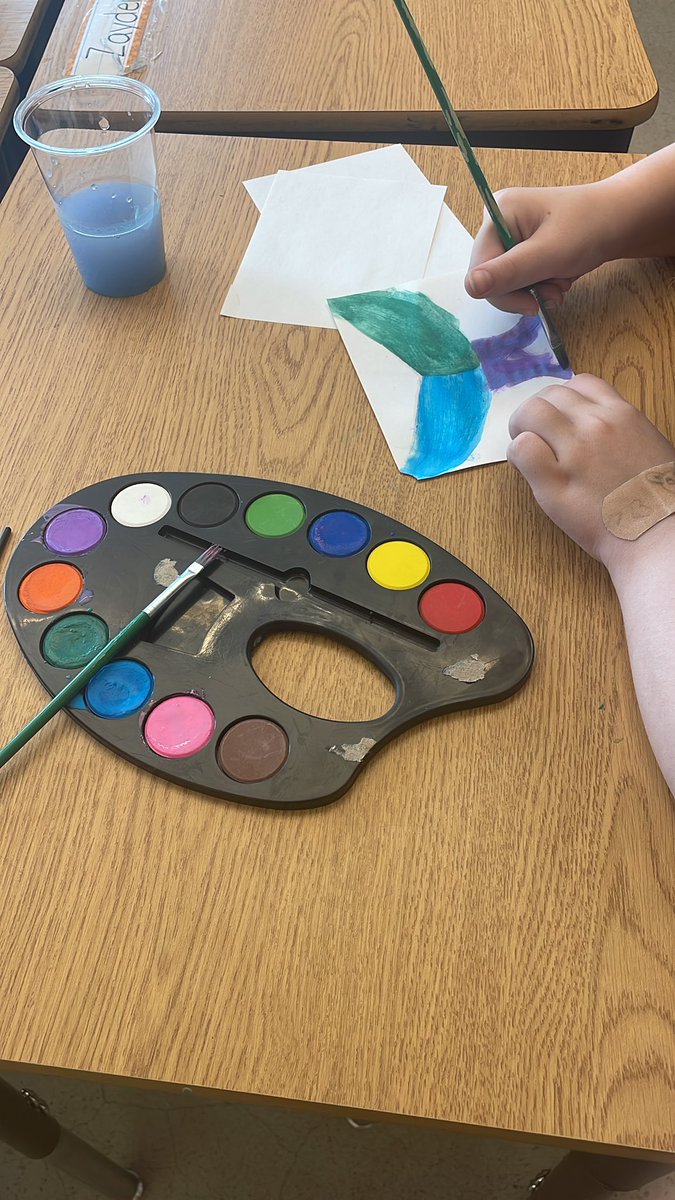 HackettStudents's tweet photo. Learning to use watercolours effectively to paint negative space. https://t.co/5Lc0GSoOK9