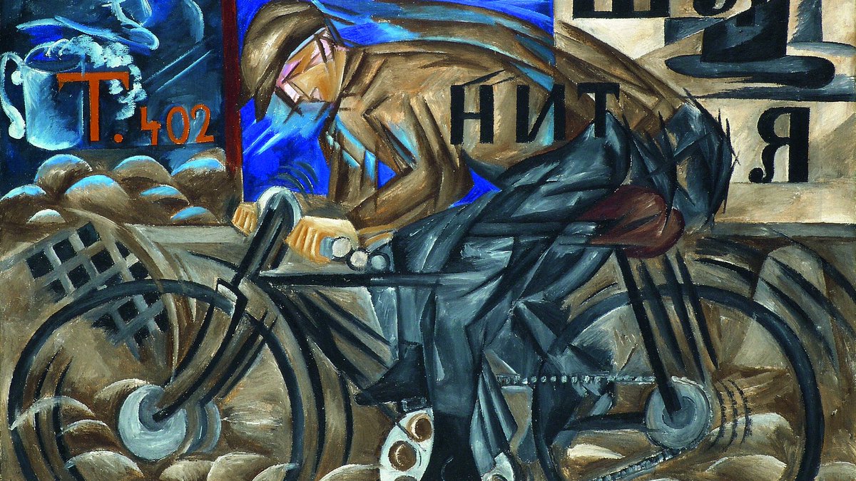 ProvenzaleII's tweet photo. Futurismo russo
Natalija Sergeevna Gončarova: "Il ciclista" (1913).
#StopRussofobia https://t.co/e77oJo9jYw