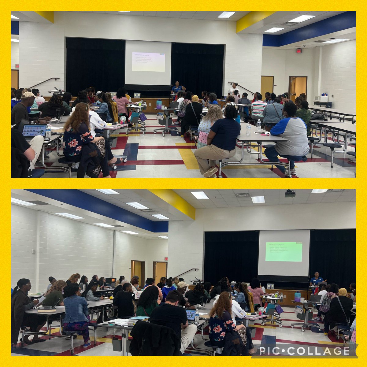 This afternoon, Dr. Gilbert and Ms. Waddell, are meeting with all certified staff members to ensure that we are ready school-wide to administer the GMAS End-of-Grade assessments beginning next week. <a href="/CJHicksElem/">CJ Hicks</a>