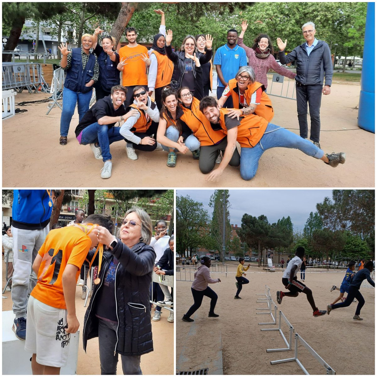de_arquer's tweet photo. Un centenar de noies i nois de Salt d'entre 6 i 16 anys han participat aquest dimarts al CORREM?, l'activitat que el projecte Juguem ha preparat al Parc de la Massana amb motiu de la #SAFIS2023. 
Ens hem divertit molt gaudint de l'esport i la salut! 
@areasalut @ViladeSalt https://t.co/zChSz0saZr