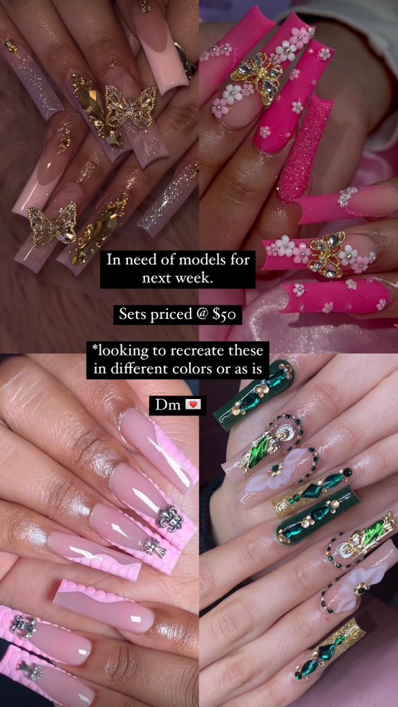 HTX📍
Models needed! 
Message me or  DM my ig @nailsbykayla_xo